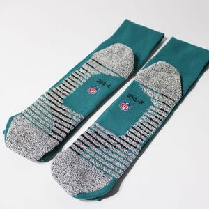 Nike NFL On Field Elite Grip Miami Dolphins Team Issued Socks 2XL New No Tags